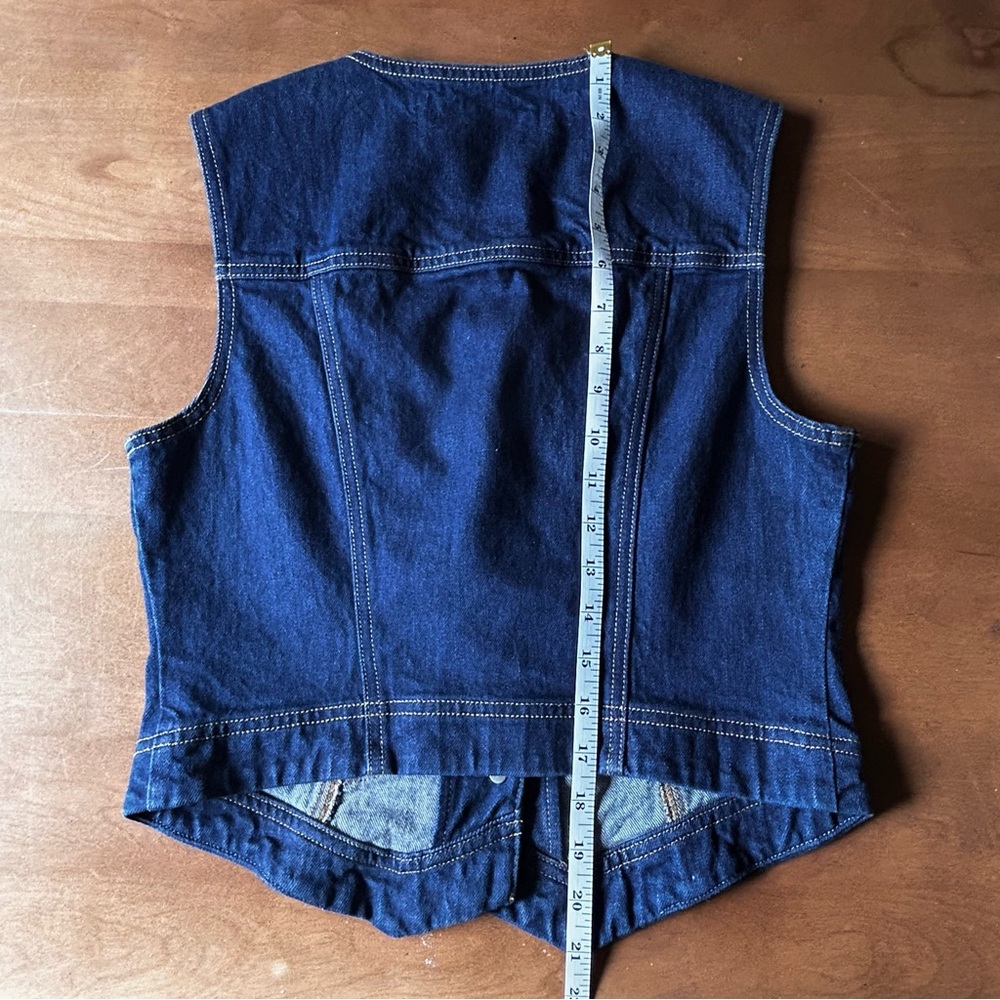 New Veronica Beard Valeria Denim Vest - Picture 9 of 11